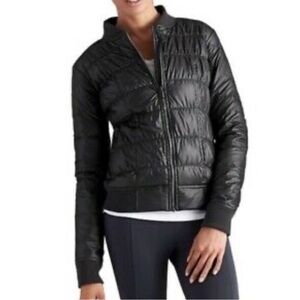 Athleta Women's Donny Goose Down Black Puffer Jacket